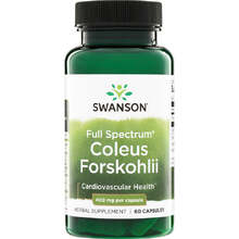 Coleus Forskohlii 400 мг 60 капс (Swanson)