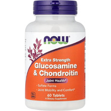 Glucosamine Chondroitin extra strength 60 таб (NOW)