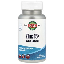 Zinc 15+ Chelated 100 таб (KAL Vitamins)